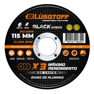 Lusqtoff Disco Corte 115 X 1,6 X 22,2 X Unidad
