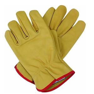 Guantes Vaqueta Corto Amarillo 1/2 Paseo Talle 10