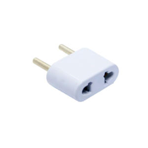 Mig Ficha Adaptadora  220/110-europeo Blanca