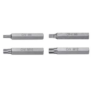 Truper Set   4 Punta Atornillar Bristol 75 Mm