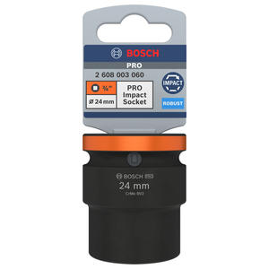Bosch Tubo Impacto 24mm - Encastre 3/4