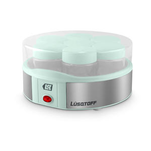 Lusqtoff - Yogurtera 1.4 Litros 15w - 7 Frascos De Vidrio