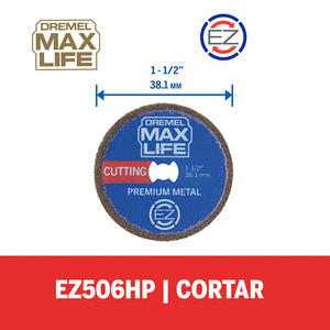 Dremel Max Life Ez506hp Disco De Corte Nitruro De Boro Para Metal