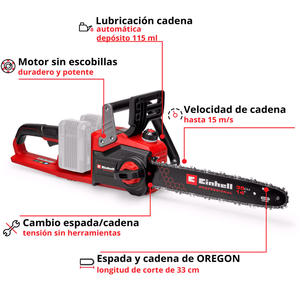 Einhell Motosierra 36v Gp-lc 36/35 Li-solo (sin Bateria Y Sin Cargador)