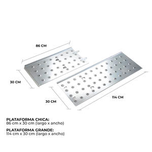 Stanley Escalera Articulada Aluminio 4x4 + Plataforma