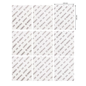 Bosch Set  9 Lijas Doble Cara W480 Expert