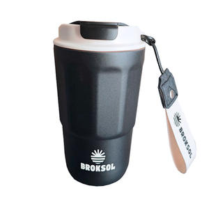 Broksol Vaso Termico Para Cafe 380ml - Negro