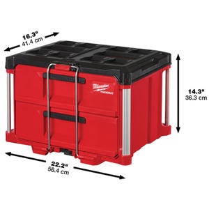 Milwaukee Maletin 2 Cajones 56 X 41 X 36 Cm Packout Drawer Tool Box