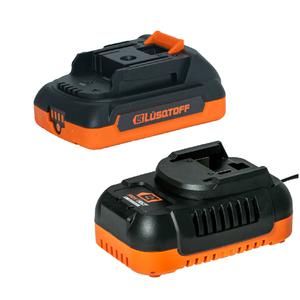 Lusqtoff Combo Cargador + Bateria 18 V 2ah