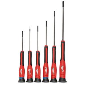 Milwaukee Set  6 Destornilladores Precision