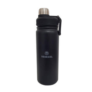 Broksol Botella Termico Fitness 650ml - Negro