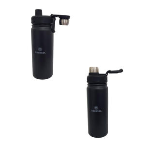 Broksol Botella Termico Fitness 650ml - Negro