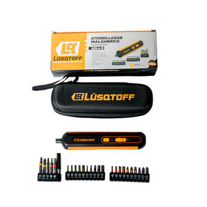 Lusqtoff Atornillador De Mano A Bateria 4v + 25 Puntas