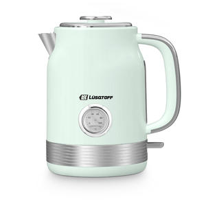 Lusqtoff - Pava Electrica 1,7l Verde Con Reloj Lq-pv805