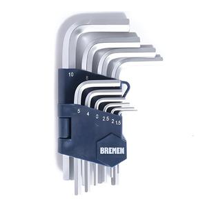Bremen Set  10 Piezas Llave Allen Milimetricas 1,5 - 10mm