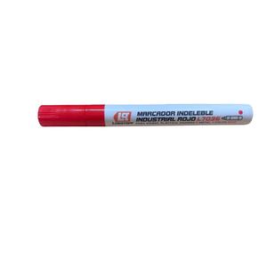 Lusqtoff Marcador Industrial Indeleble Rojo