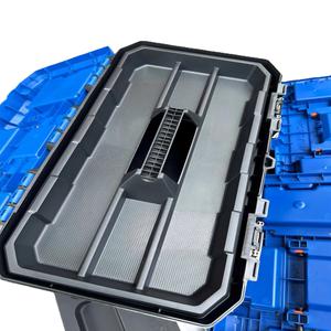 Wadfow Caja Herramientas 16" Broche Metal