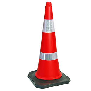 Cono De Seguridad De  60 Cm Con Base De Goma