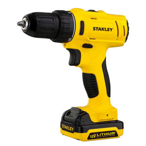 Stanley - Atornillador Taladro 10mm Percutor 12v (2 Baterias - Cargador)