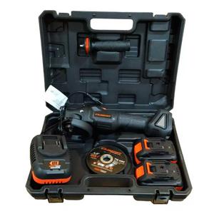 Lusqtoff Amoladora 115mm 18v Brushless Iron Volt (2 Baterias 4ah- 1 Cargador) Maletin - Black Series