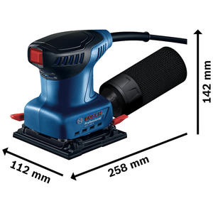 Bosch Lijadora De Palma Orbital 220w Gss 140 + Recolector