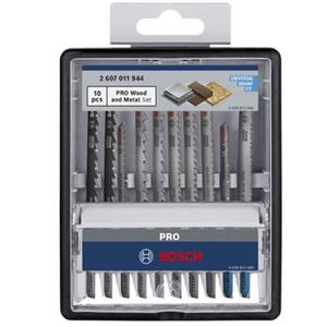 Bosch Set  10 Hoja Sierra Caladora Madera Y Metal