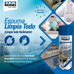 Tekbond Espuma Limpia Todo 370g / 400ml