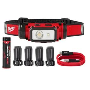 Milwaukee Linterna Vincha Casco Led Minero Carga Rapida Regulable Hasta 600 Lm - Usb Recargable