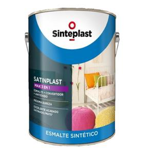 Sinteplast Sintetico 3 En 1 Negro Mate   1/2 Lt (satinplast)