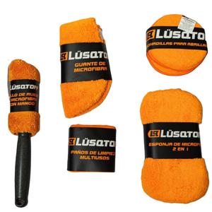 Lusqtoff Set De Limpieza 9 Piezas Paños Microfibra