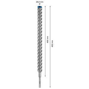 Bosch Mecha Widia Sds Plus Plus-7x 28x400x450mm