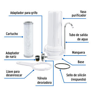 Foset Purificador De Agua + Cartucho (pura-p2)