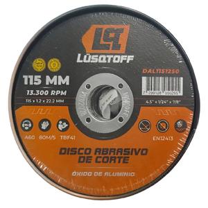 Lusqtoff Disco Corte 114 X 1,2 X 22,2 Set X 50 Unidades Lata Racing