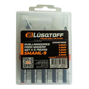 Lusqtoff Set Avellanador  5 Piezas Para Madera
