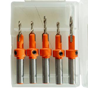 Lusqtoff Set Avellanador  5 Piezas Para Madera