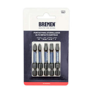 Bremen Set  5 Punta Ator. Surtidas