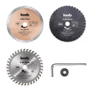 Kwb Set   3 Disco Para Mini Circular 89mm