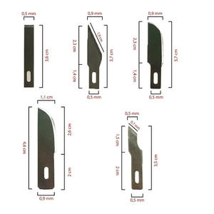 Dogo Set  16 Piezas Cuchillas Corte Tipo Bisturi Intercambiables