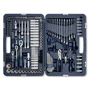 Bremen Set 160 Piezas Tubos Puntas Crique 1/2" - 1/4" - 3/8" Mechaniker