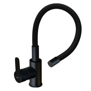 Peirano Griferia Monocomando Cocina Mesada Color Negro