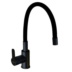 Peirano Griferia Monocomando Cocina Mesada Color Negro