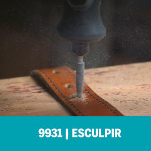 Dremel  9931 Fresa Con Dientes Estructurados De Carburo De Tungsteno Con Forma De Arpón De 6,4 Mm