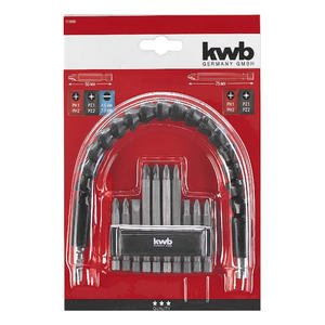 Kwb Eje Flexible Para Taladro Y Atornillador + Puntas