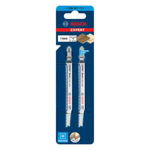 Bosch Hoja Sierra Caladora T308b Madera X 2 Unidades Corte Limpio Laminados