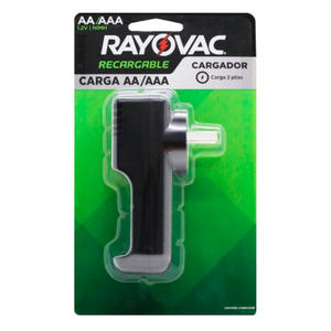 Rayovac Cargador Para 2 Pilas (carga Aa Y Aaa)