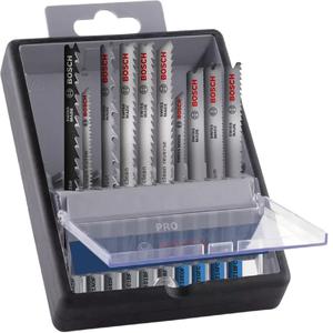 Bosch Set  10 Hoja Sierra Caladora Rbp Madera Y Metal