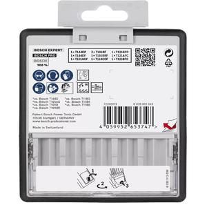 Bosch Set  10 Hoja Sierra Caladora Rbp Madera Y Metal