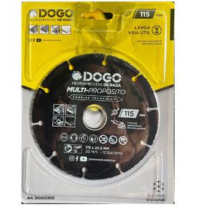 Dogo Disco Multiproposito 115mm Madera - Plastico - Metal - Yeso
