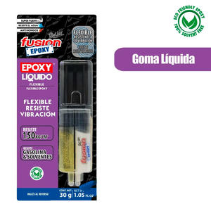 Fusion Epoxy Liquido Flexible 5 Min X 30 Gr Jeringa