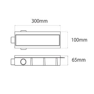 Ideal 12100 Desague Encastrable 30 Cm